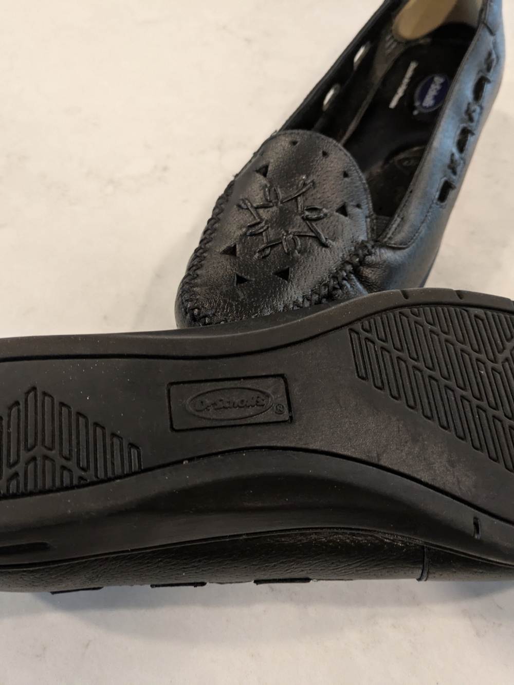 Dr. Scholl's Women's Black Leather Shoes Size Size 8.5